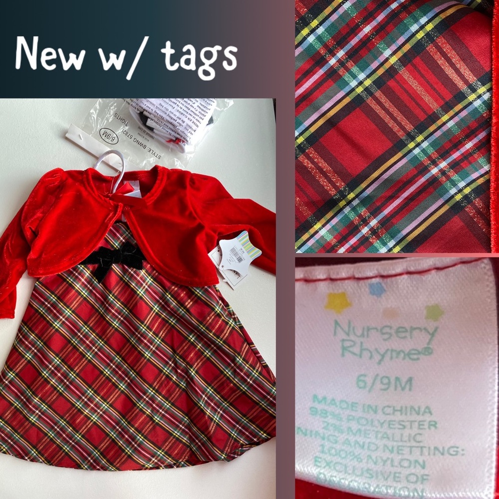 2/ $12 Infant Christmas Dress